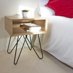 Table de chevet - Caisson bois