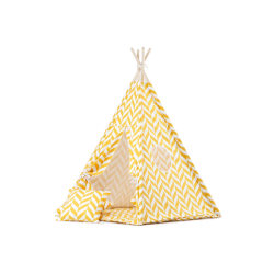Ensemble Tipi - Jaune et Blanc