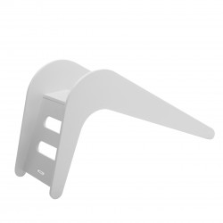 Toboggan 1-4 ans en bois - Blanc
