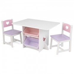 Ensemble table et chaise - Coeur