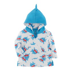 Poncho bébé et enfant - Requin