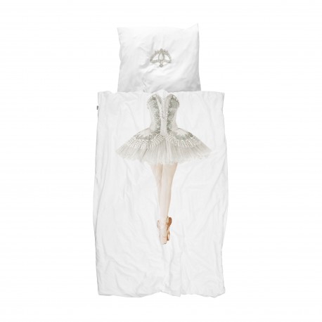 Parrure de lit enfant housse de couette Ballerine