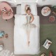 Parrure de lit enfant housse de couette Ballerine