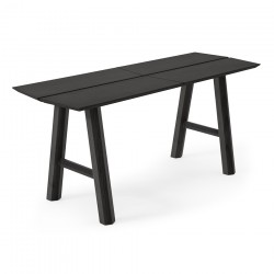 Banc Design en frêne - Noir