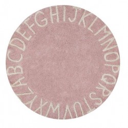 Tapis Alphabétique Rose - 150 cm