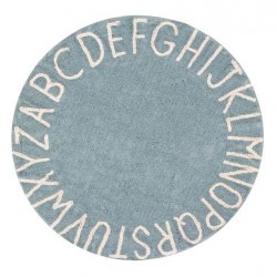 Tapis Alphabétique Bleu - 150 cm