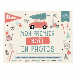 Cartes étapes - Mon premier Noël en photos