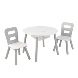 Table et 2 chaises enfant avec rangement
