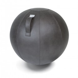 Assise ballon simili cuir - Gris foncé