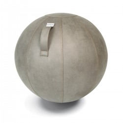 Assise ballon effet cuir - Chiné gris