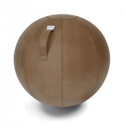 Assise ballon simili cuir - Brun