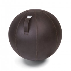 Assise ballon simili cuir - Marron