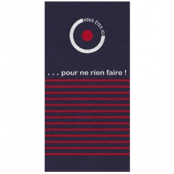 Serviette de plage - Vous êtes ici !