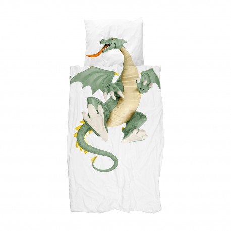 Parrure de lit enfant housse de couette Dragon