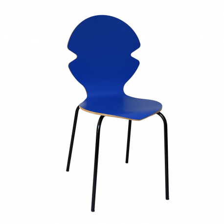 Chaise bleue - Distinguée