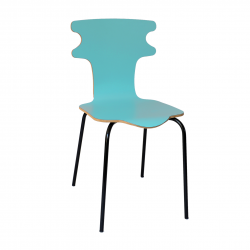 Chaise bleue - Coquette