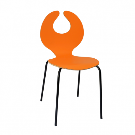 Chaise orange - Enthousiaste