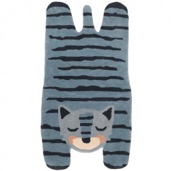 Tapis tigre - Blue Tigger