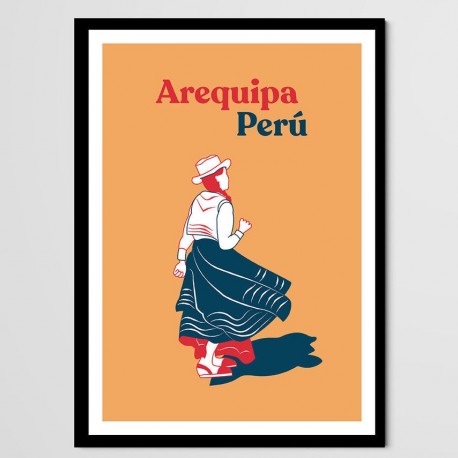 Affiche Chola Péruvienne - Arequipa