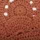 Tapis crocheté - Terracota