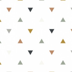 Papier peint intissé - Triangles multicolors 2