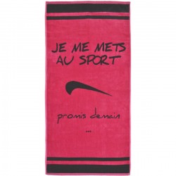 Serviette humoristique - Sport demain