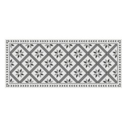 Tapis vinyle - Carreaux Ciment Etoiles
