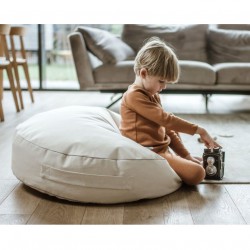 Pouf enfant rond - Gris