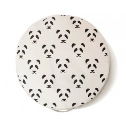 Pouf enfant panda rond