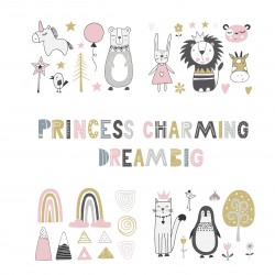Stickers muraux - Princesse