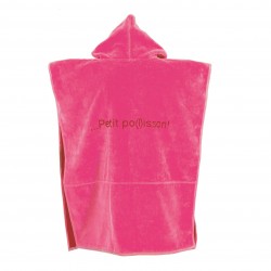 Poncho de plage enfant - Petit Polisson Rose