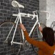 Etagère et support vélo mural - Blanc