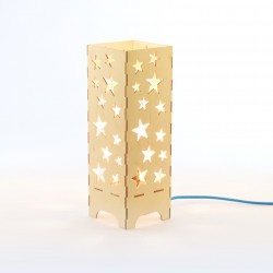 Lampe à poser en bois - Star