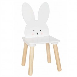 Chaise lapin blanc