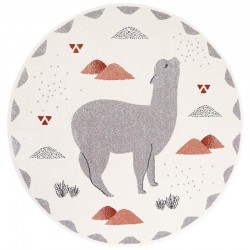 Tapis Lama rond