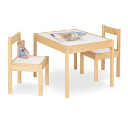 Ensemble petit bureau dès 2 ans - Naturel