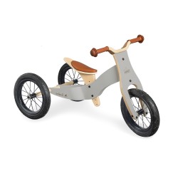 Tricycle convertible en draisienne - Gris