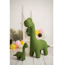 Pouf enfant Dinosaure et son doudou