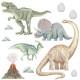 Planche de stickers - Dinosaures 1