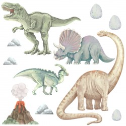 Planche de stickers - Dinosaures 1