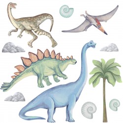 Planche de stickers - Dinosaures 2