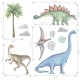 Planche de stickers - Dinosaures 2