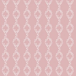 Papier-peint Guirlandes - Rose