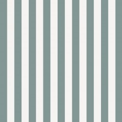 Papier-peint Rayures - Vert et Blanc
