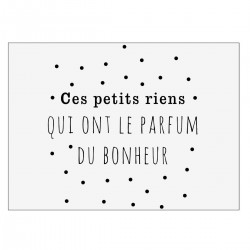 Sticker mural - "Ces petits rien...."