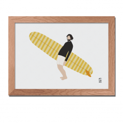 Affiche Surf Culture A4 - Yeah