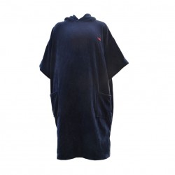 Poncho adulte bleu marine