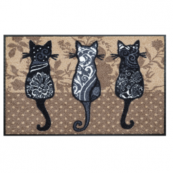 Paillasson tapis de passage - Bande de chats