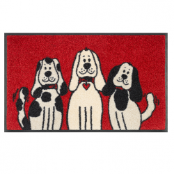 Paillasson tapis de passage - Trio de chien