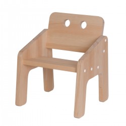 Chaise bébé en bois 